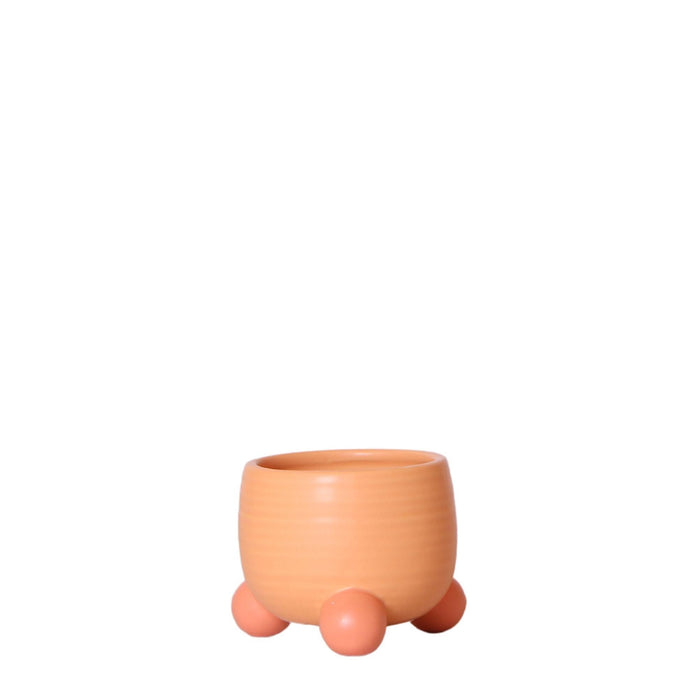 Vaso Decorativo Rolling Peach - Ceramica Opaca