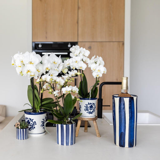 Vaso In Ceramica Malaga - Blu