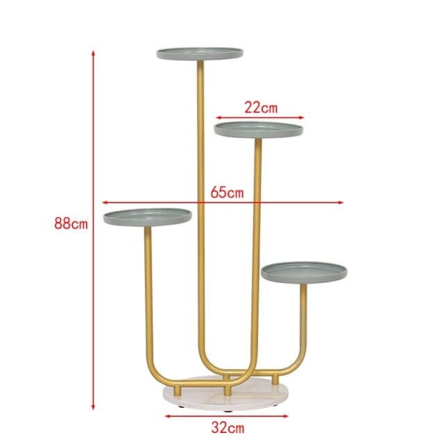 Espositore Per Vasi Da Fiori Con Albero Scandinavo
