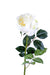 Rosa Artificiale Bianca 80 Cm Decorativa Per Interni
