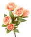 Rosa Artificiale Arancione Multi Spray 5 Fiori 45Cm