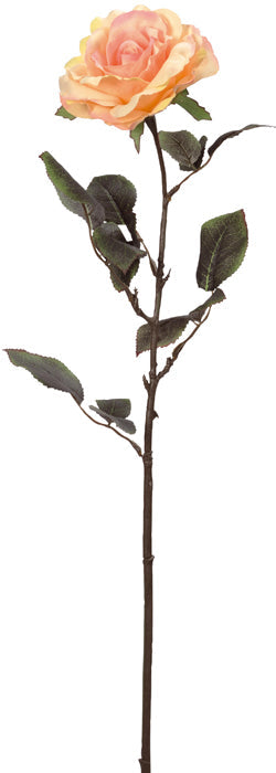 Rosa Artificiale Aperta 68Cm Tergal