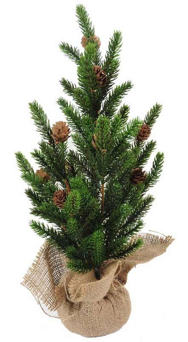 Albero Di Natale Artificiale 45Cm Con Pigne