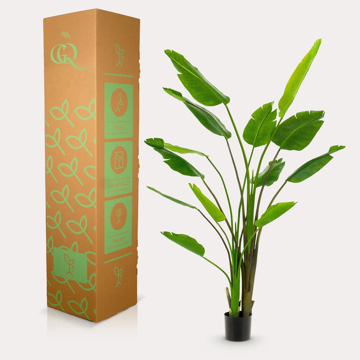 Pianta Artificiale Strelitzia Nicolai - H180Cm, Ø17Cm