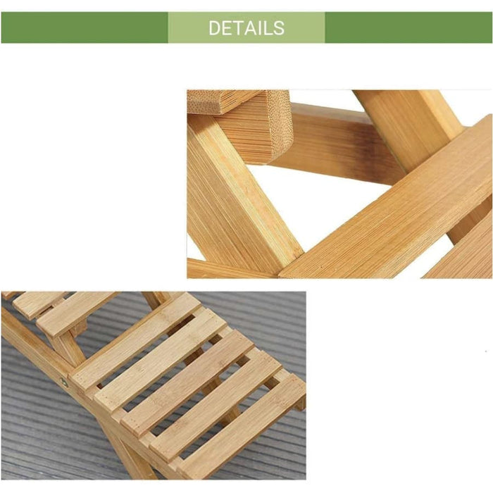 Supporto Per Vaso Per Scale In Legno