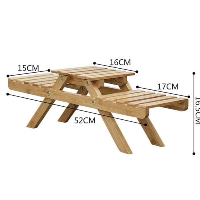Supporto Per Vaso Per Scale In Legno