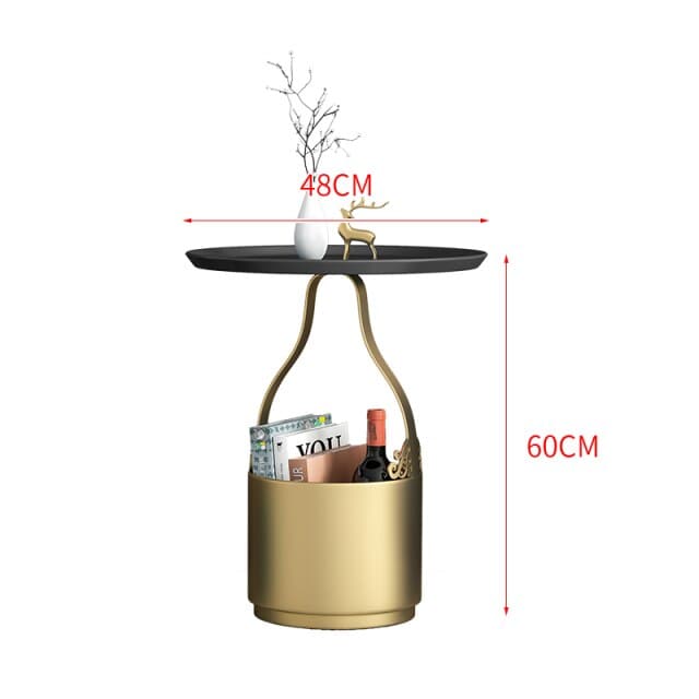Tavolino Da Caffè Con Pianta In Zaffiro