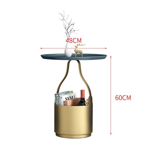 Tavolino Da Caffè Con Pianta In Zaffiro