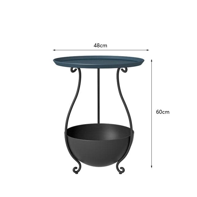Tavolo Porta Piante In Cobalto