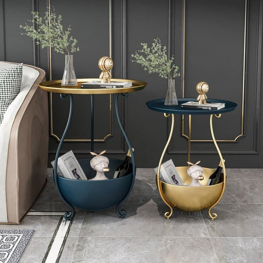 Tavolo Porta Piante In Cobalto