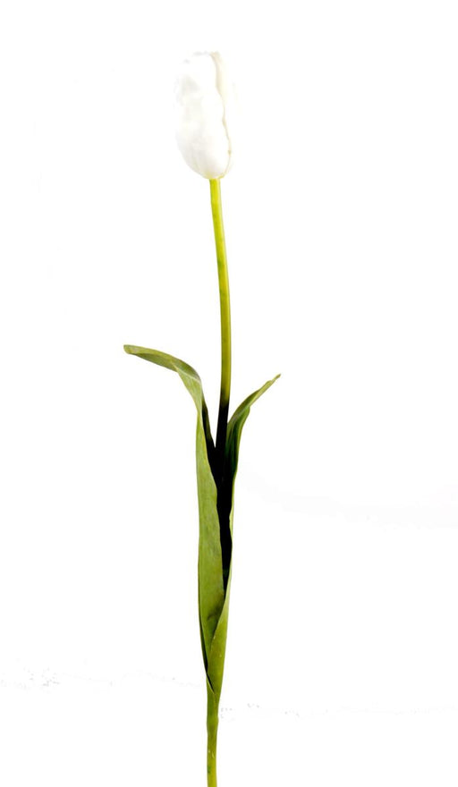 Tulipano Artificiale Bianco H.79Cm Decorazione Interni