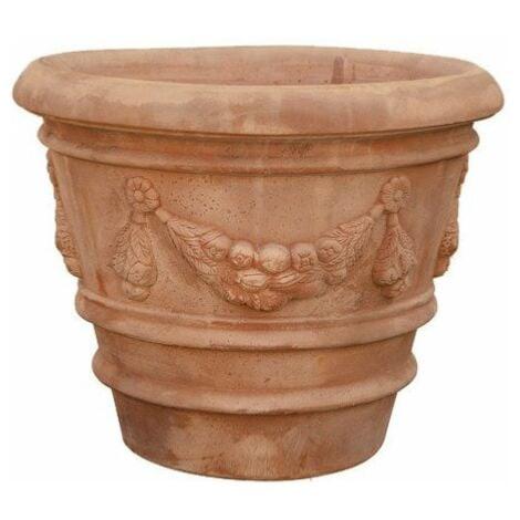 Vaso Toscano In Terracotta Per Giardino E Decorazione